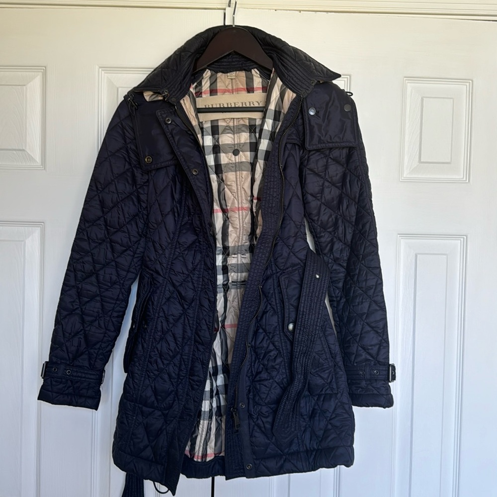 Burberry jacket Dark navy size xs